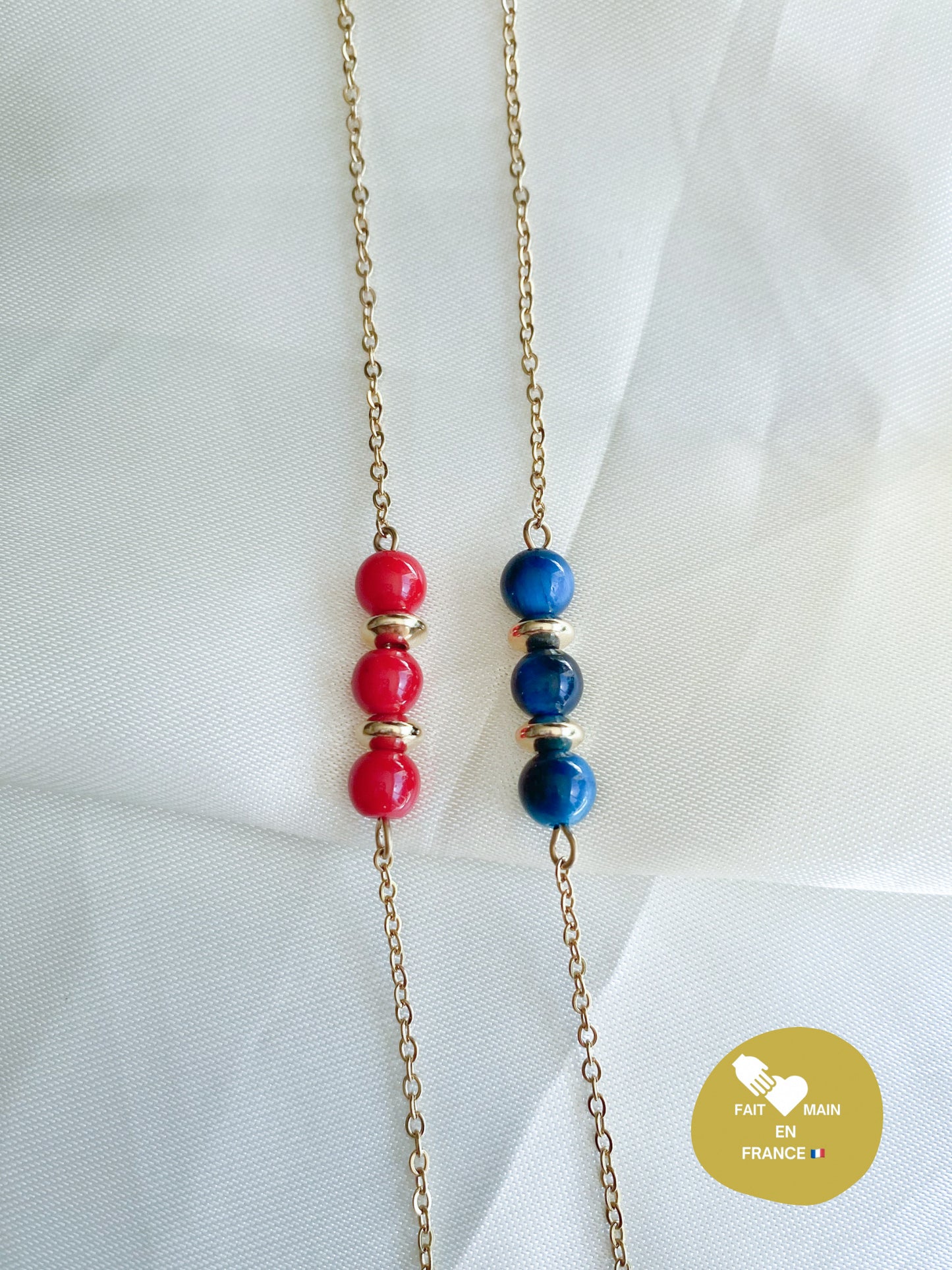 EPANOUIE | Collier en perles de pierres naturelles