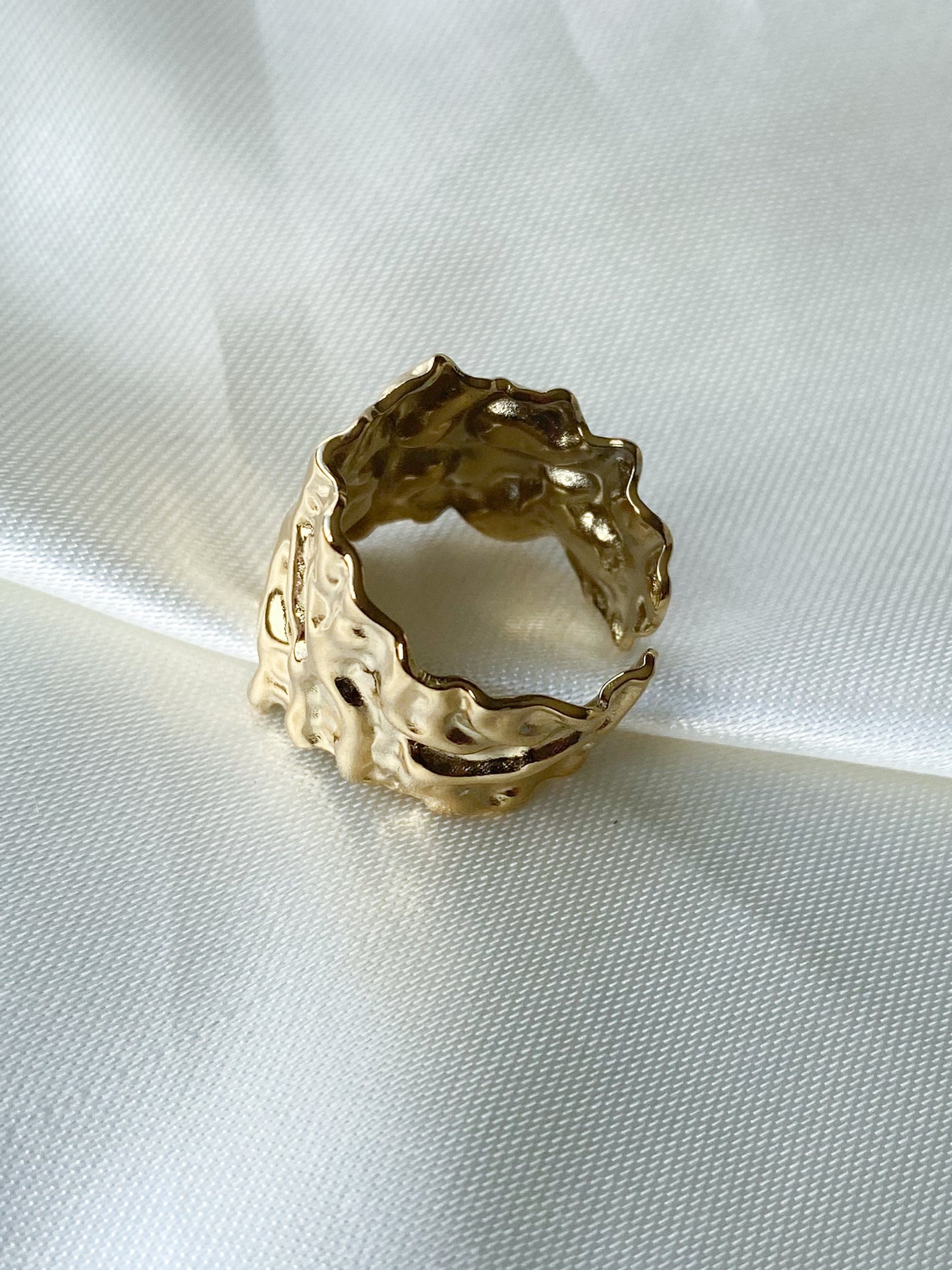 ÉBÈNE | Bague Ajustable