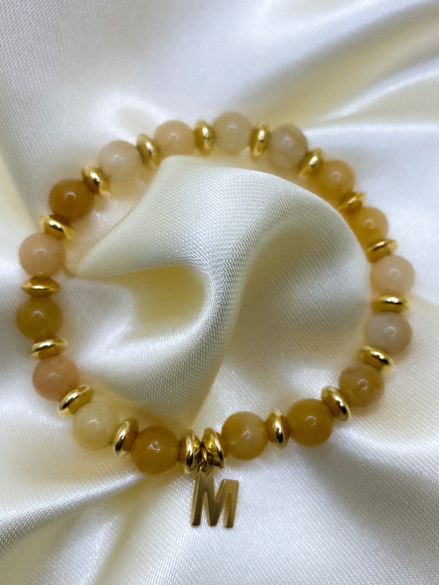 ALEX | Bracelet en perles de pierres naturelles personnalisable
