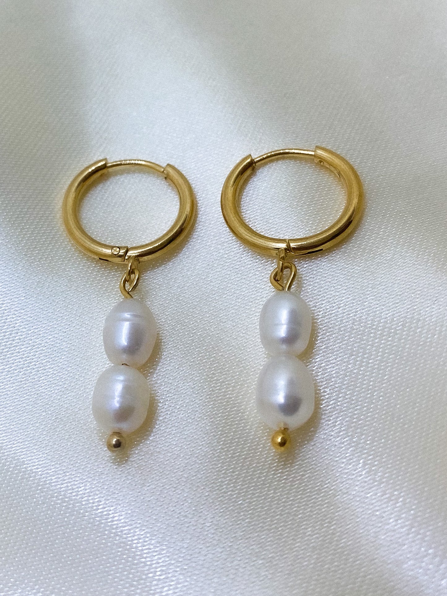 HASSANA | Boucles d'oreilles en perles d’eau douce
