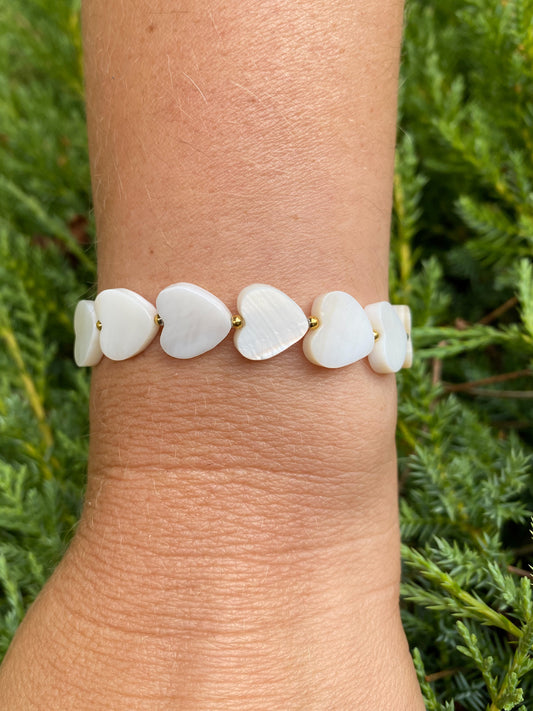 ECLAT D'AMOUR | Bracelet en perles nacrées